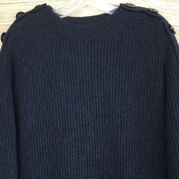 AllSaints Faye Crew Neck Wool & Cashmere Blend Ribbed Knit Jumper Sweater Sz XS - Picture 7 of 12